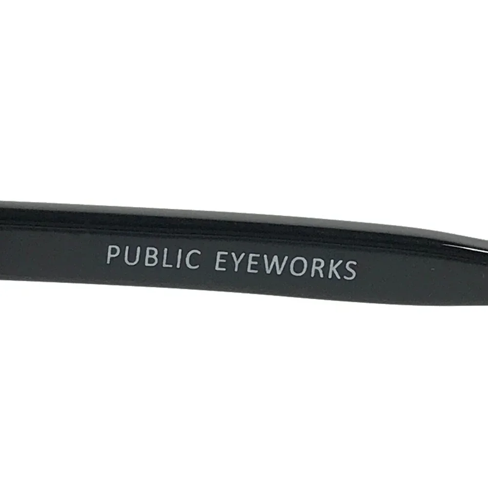 Public Eyeworks Eyeglasses Frames CHARLOTTE-C04 Black Tortoise Square 48-19-145